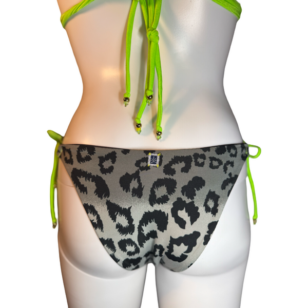 Savage Glow - Handmade Leopard Bikini with Swarovski Details | Limited Edition