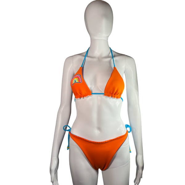 Reversible Sun & Sky Bikini - Handcrafted in Neoprene