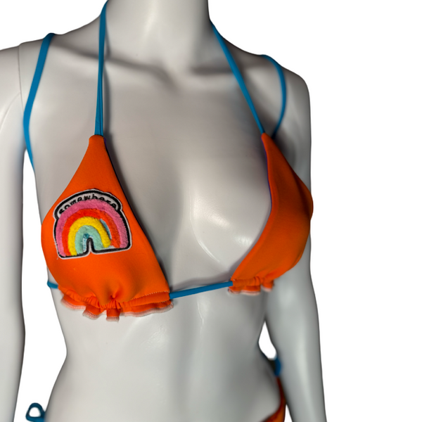 Reversible Sun & Sky Bikini - Handcrafted in Neoprene