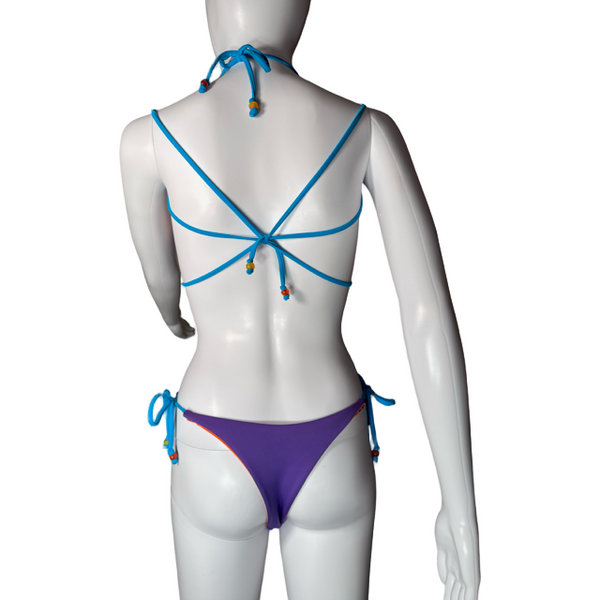 Reversible Sun & Sky Bikini - Handcrafted in Neoprene